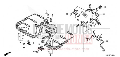 BOBINE D'ALLUMAGE GL1800F de 2015